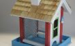 Hoe het bouwen van een dak van de Birdhouse met stukken die elkaar overlappen