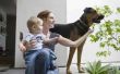 Advies voor een hond grommend op een Baby