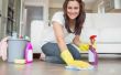 Hoe vaak moet u een huis schoonmaken?
