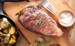 Tips voor het grillen van de Steak op een houtskool barbecue