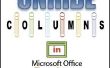 How to Unhide kolommen in Microsoft Project