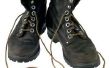 Hoe schoon modderige leren laarzen