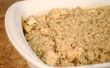 Gebakken kip & rijst met champignonsoep