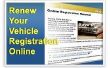 Het vernieuwen van de registratie van een voertuig Online
