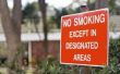 OSHA voorschriften op gebieden buiten roken