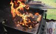 Hoe licht een houtskool barbecue
