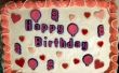 Verjaardag Cake ideeën voor een rechthoek Cake