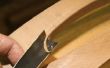 Carving van precisie gaten in hout met een handje
