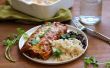 Vegetarische bataat zwarte bonen Enchilada recept