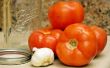 Hoe kunnen tomaten zonder een waterbad of de snelkookpan
