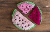 DIY Mini watermeloen Pinatas