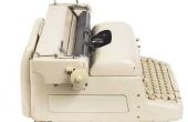 Hoe te verwijderen van een typemachine afdrukfout