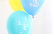 DIY ballon Decals voor vaderdag
