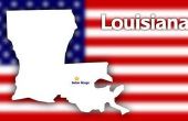 Landvormen in Louisiana