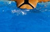 De beste lijn van het zwemmen voor een training van het bovenlichaam