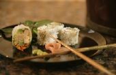 Wat zijn garnituren geserveerd met Sushi?