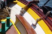 Zelfgemaakte Balsa houten boten