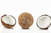 Hoe te verwijderen van de olie uit een kokosnoot