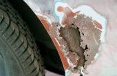 Hoe te repareren van roest gaten rond het wiel goed