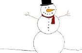 Hoe maak je een sneeuwpop uit klei