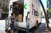 Het verzenden van geld door FedEx