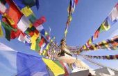 Hoe Hang Tibetaanse Gebedsvlaggen