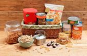 Items die u wilt zetten in Food manden voor de behoeftigen