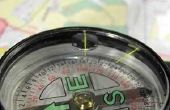 Hoe lees ik een kaart perceel grond met kompas rubriek