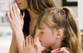 Leer kinderen te bidden activiteiten