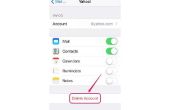 Hoe te verwijderen van een e-mailaccount op een iPhone