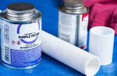 Het gebruik van paarse Primer & PVC Cement
