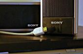Hoe een Sony S-Master digitale versterker op de TV aansluiten