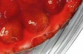 Hoe maak je verse aardbeien taart glazuur met Jell-O