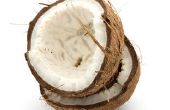 Het toepassen van kokosolie onder de oogcontour