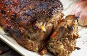 Barbecue Tips voor varkensvlees Rib "briskets" aangeduide