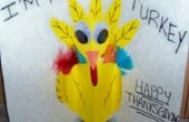 Hoe maak je een pop-kaart van Turkije voor Thanksgiving