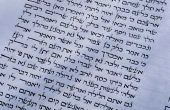 Hoe schrijf je naam in Hebreeuwse letters