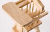 Hoe te voegen riemen in een houten kinderstoel