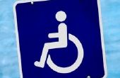 Specificaties voor Handicap parkeerplaatsen