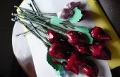 Hoe maak je chocolade Kiss rozen