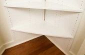 How to Make hoeken in DIY Pantry planken