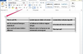 Hoe te converteren van een tabel naar tekst in Microsoft Word