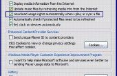 Het bijwerken van Windows Media Player DRM-id