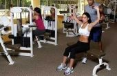 Routines van de training van de sportschool om gewicht te verliezen