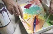 Hoe te schilderen van schuim kern Board