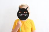 Hoe maak je een masker kat voor kinderen