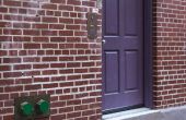 De beste verfkleuren voor voordeuren van bakstenen huizen