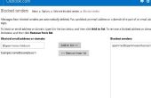 Hoe te blokkeren van een afzender door e-mailadres in Hotmail