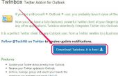 Het integreren van Twitter met Outlook