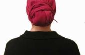 Hoe te een hoofddoek binden in de Bun-stijl